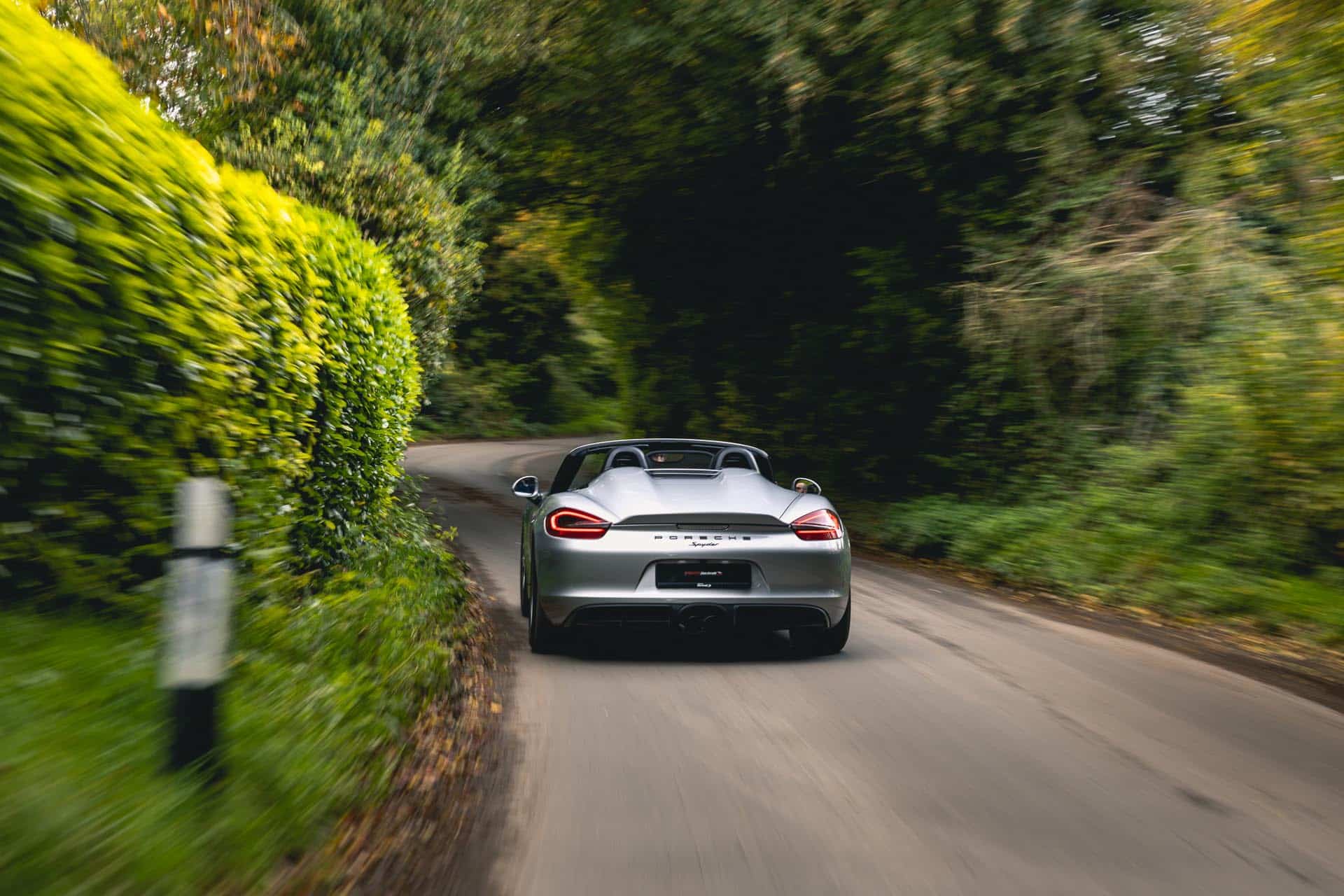 981 boxster spyder driving