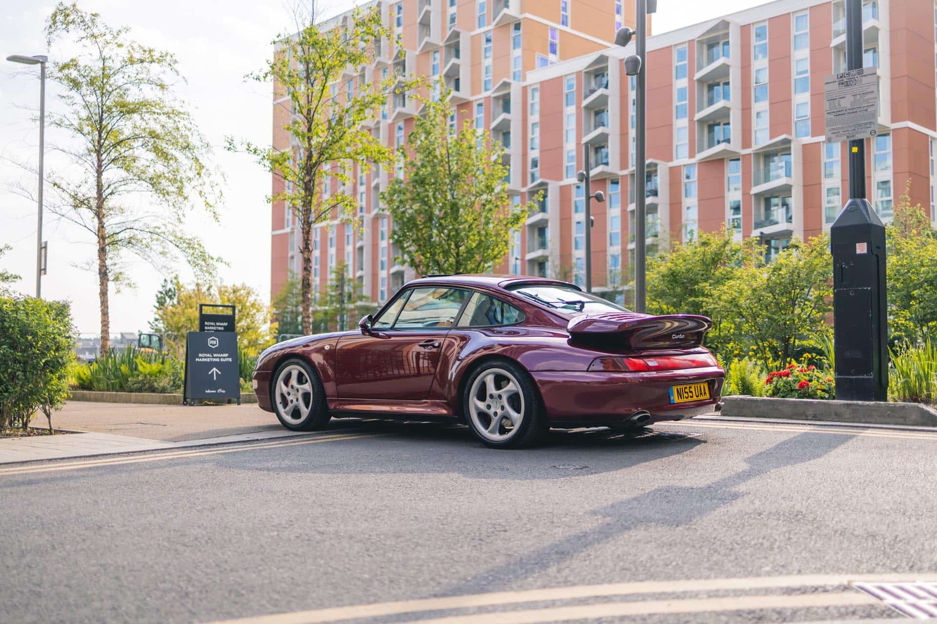 993 turbo parked outside