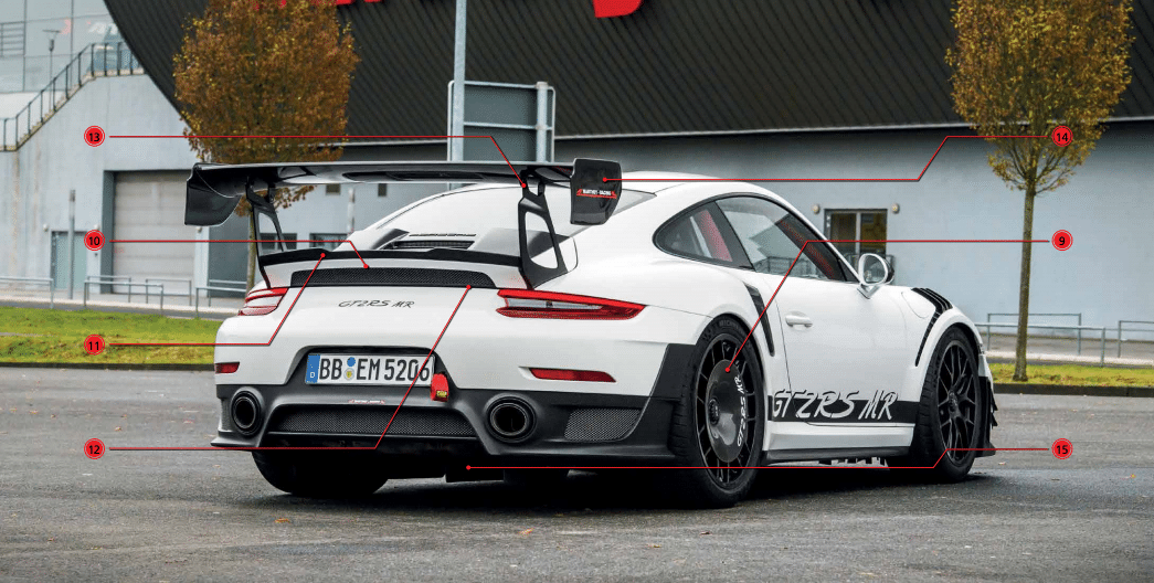 porsche gt2rs mr options rear