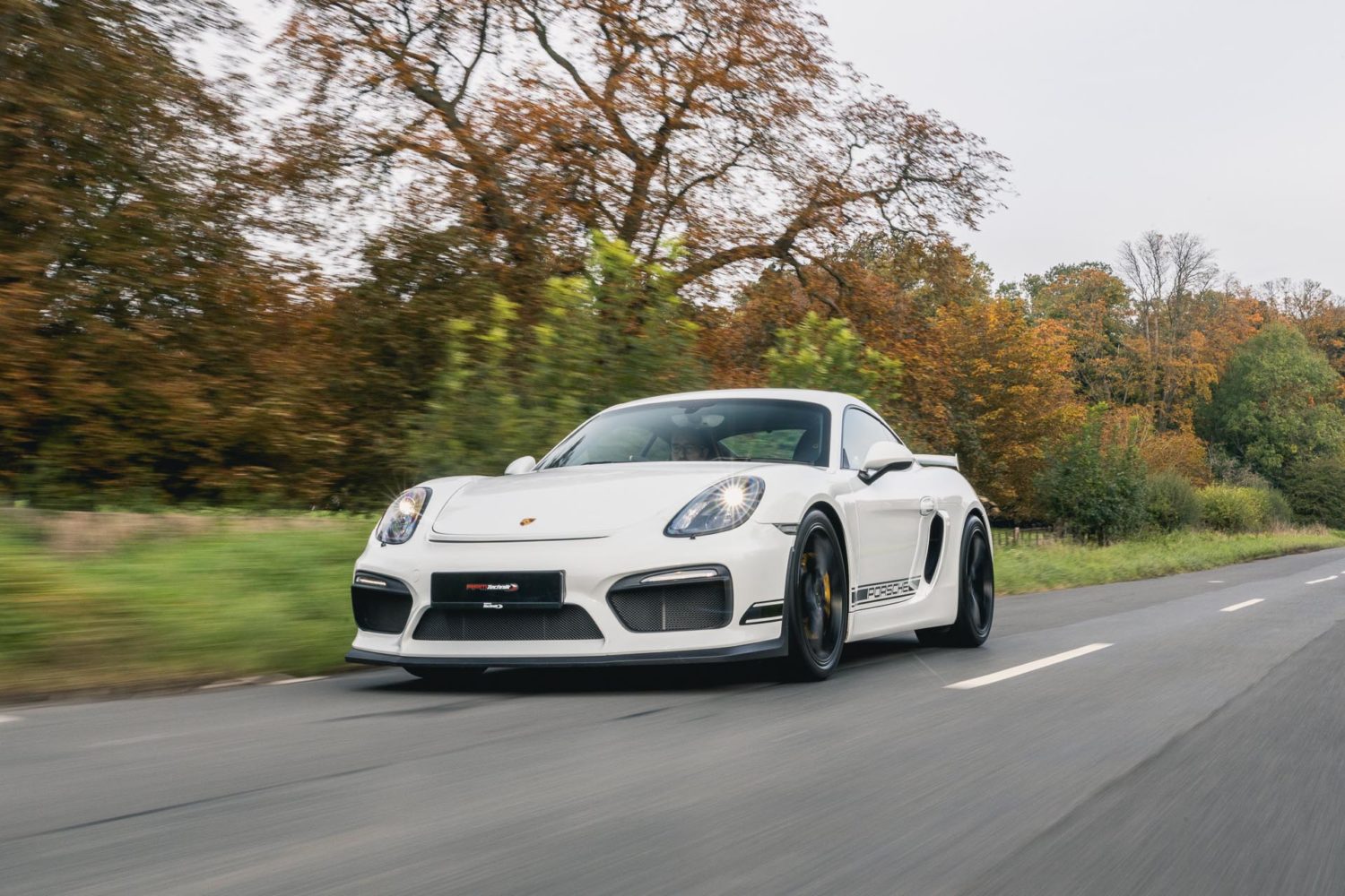 white cayman gt4